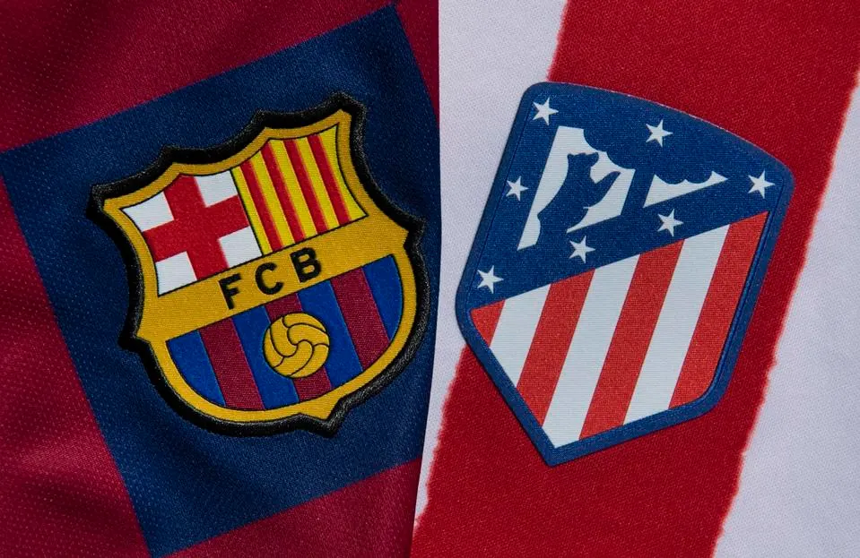 Barcelona, Atletico Madrid club crests