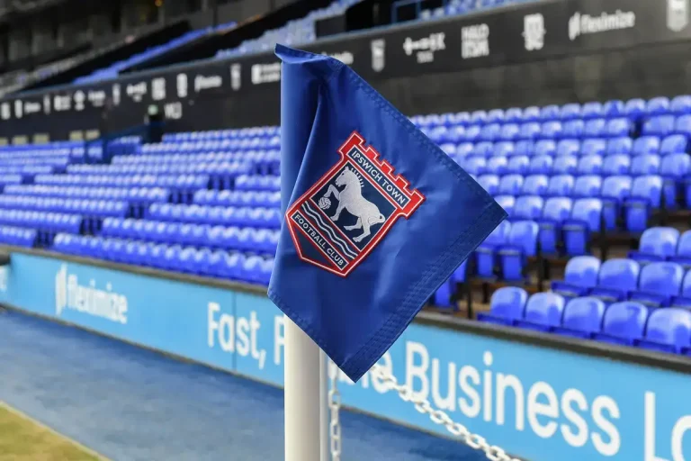 Ipswich Town corner flag...