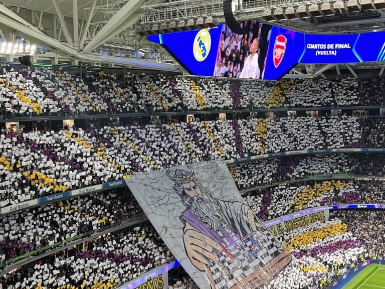 Madrid Fans Tifo