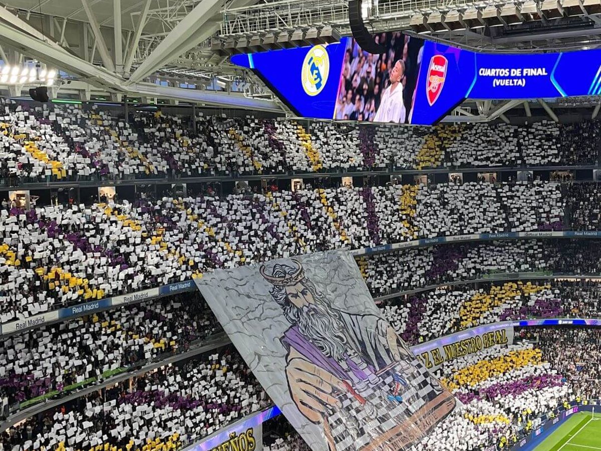 Madrid Fans Tifo