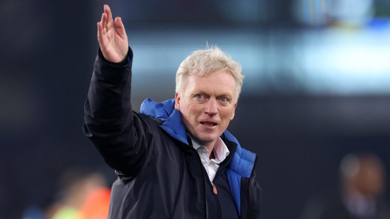Everton manager David Moyes...