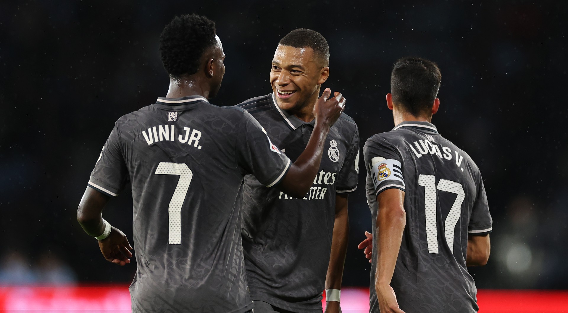 Vinicius Junior, Kylian Mbappe, Lucas Vazquez