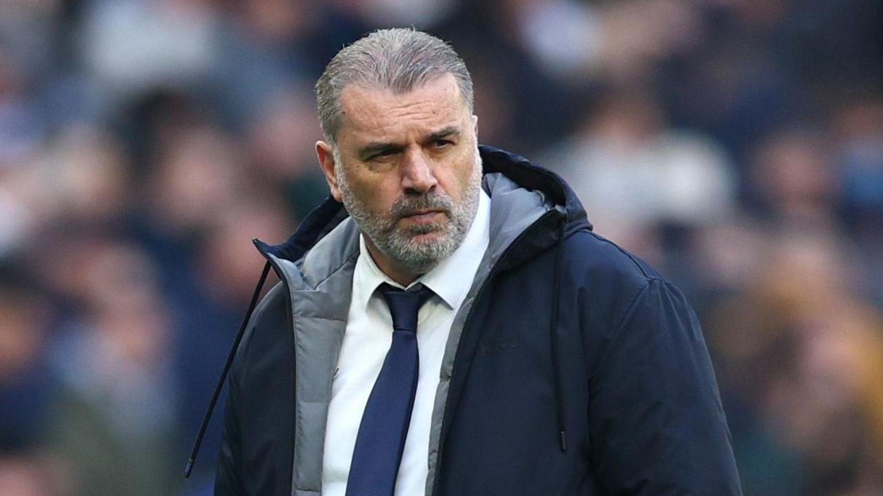 A picture of Angle Postecoglou, whilst serving as Tottenham Hotspur manager.