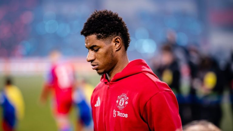 A picture of Manchester United forward Marcus Rashford.