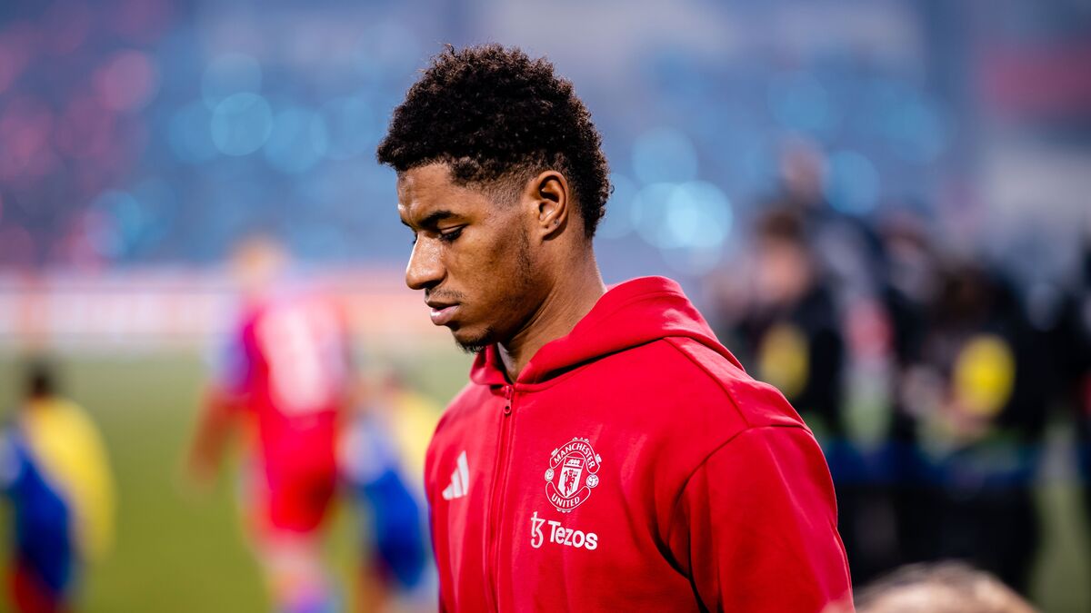 A picture of Manchester United forward Marcus Rashford.