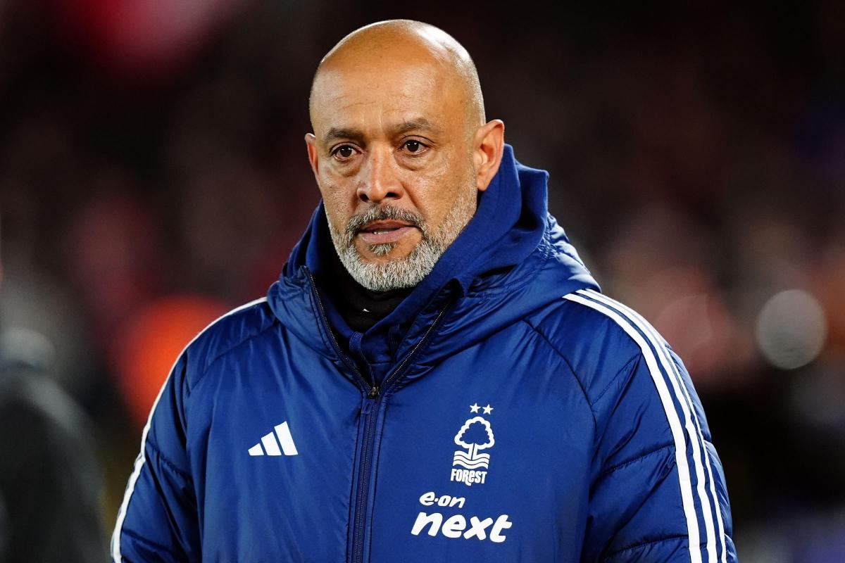 A picture of Nottingham Forest manager Nuno Espírito Santo.