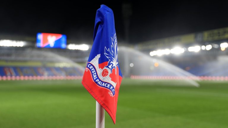Crystal Palace corner flag...