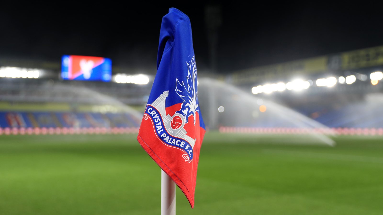 Crystal Palace corner flag...