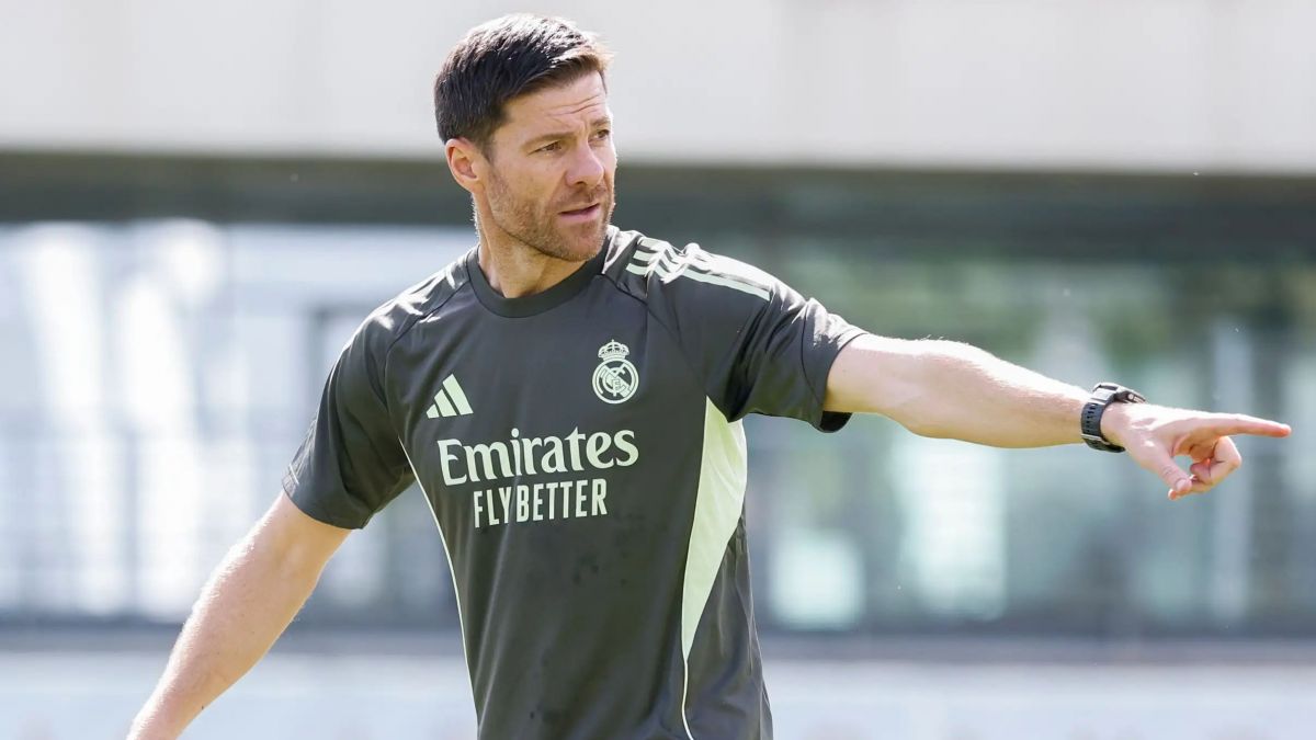 A picture of new Real Madrid manager Xabi Alonso.