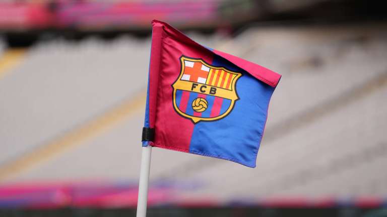 FC Barcelona corner flag