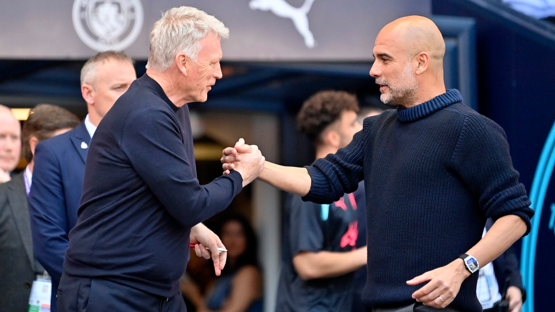 David Moyes, Pep Guardiola
