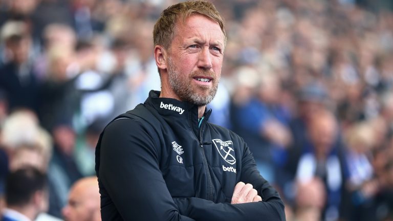 West Ham United manager Graham Potter...