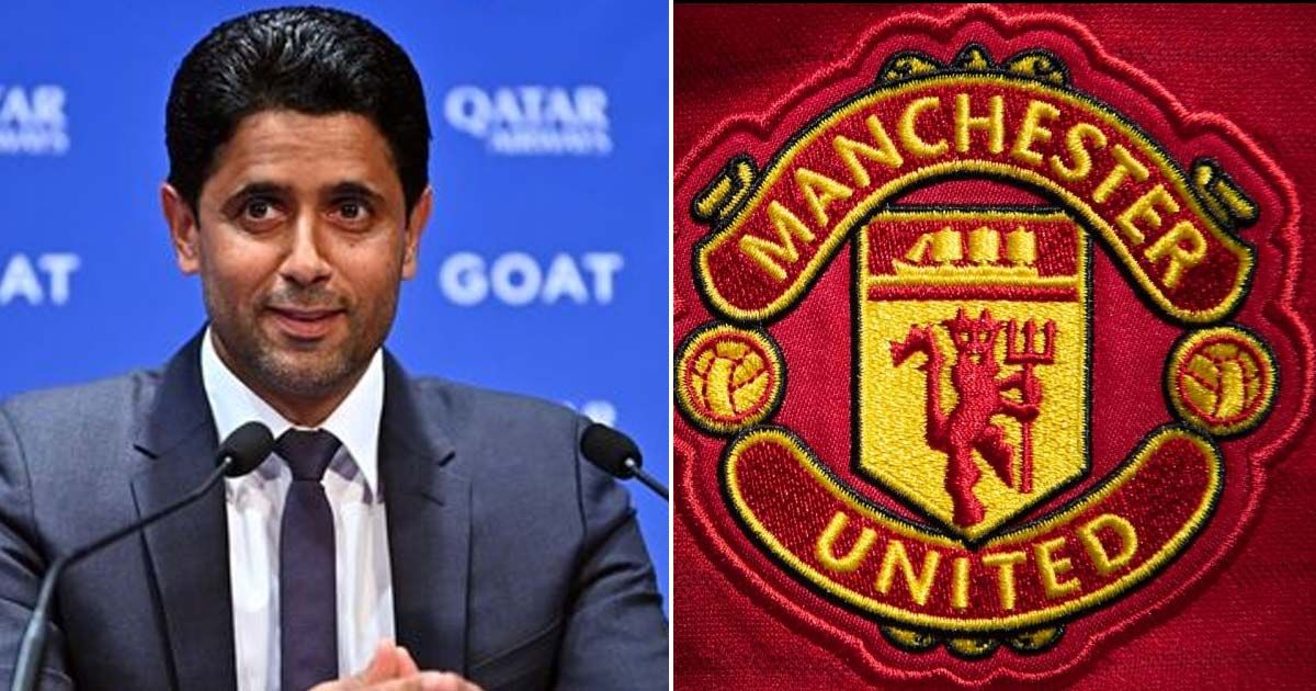 Nasser al Khelaifi, Manchester United badge