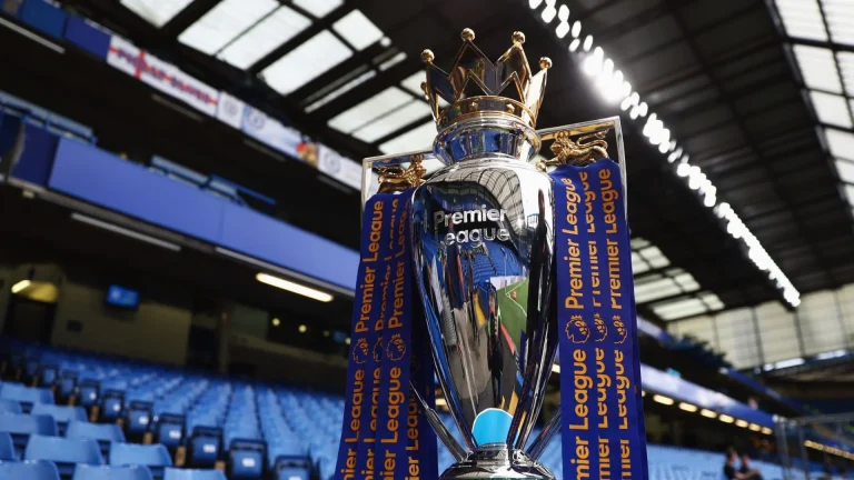 Premier League trophy