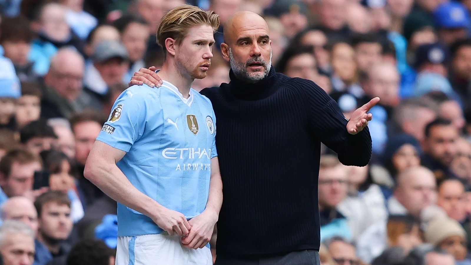 Kevin De Bruyne Pep Guardiola