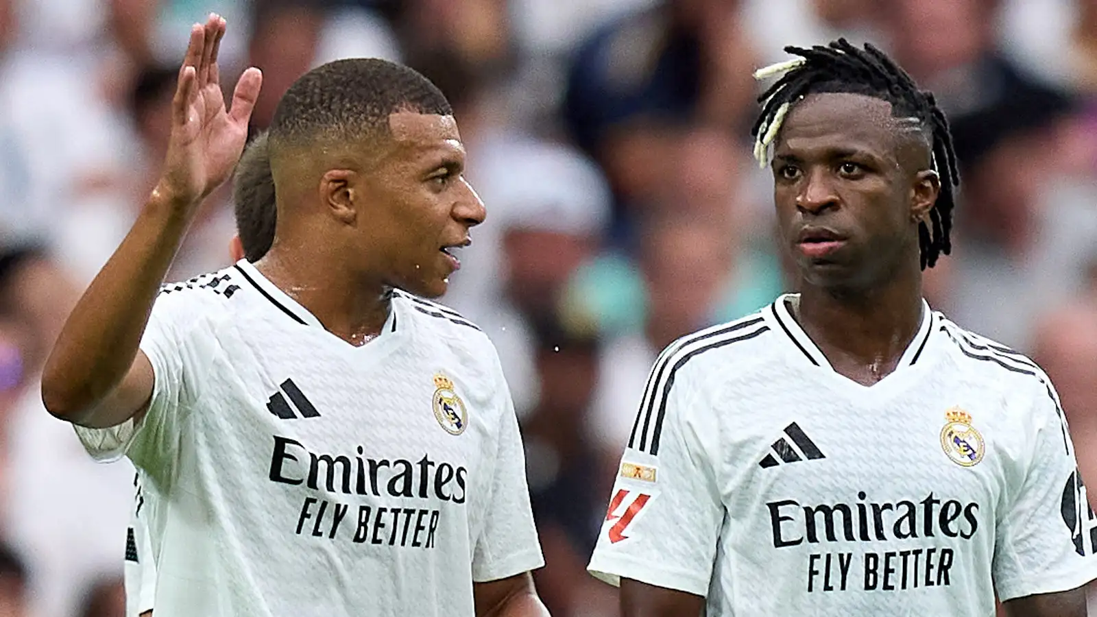 Kylian Mbappe (Left) Vinicius Junior (Right)