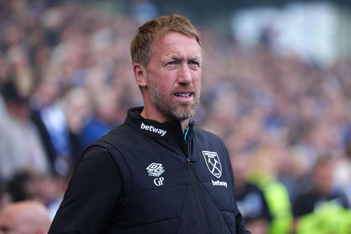 A picture of West Ham United manager Graham Potter.