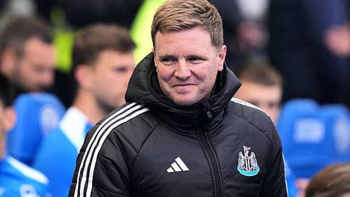 An image of Newcastle United manager Eddie Howe.