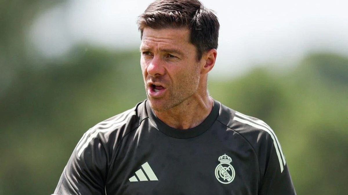 A picture of Real Madrid manager Xabi Alonso