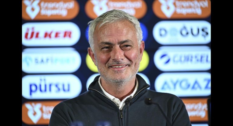 Fenerbahce manager Jose Mourinho...