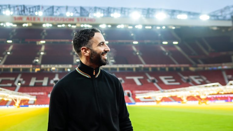 Manchester United manager Ruben Amorim...