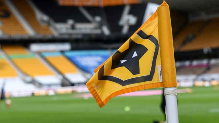 Wolverhampton Wanderers corner flag...