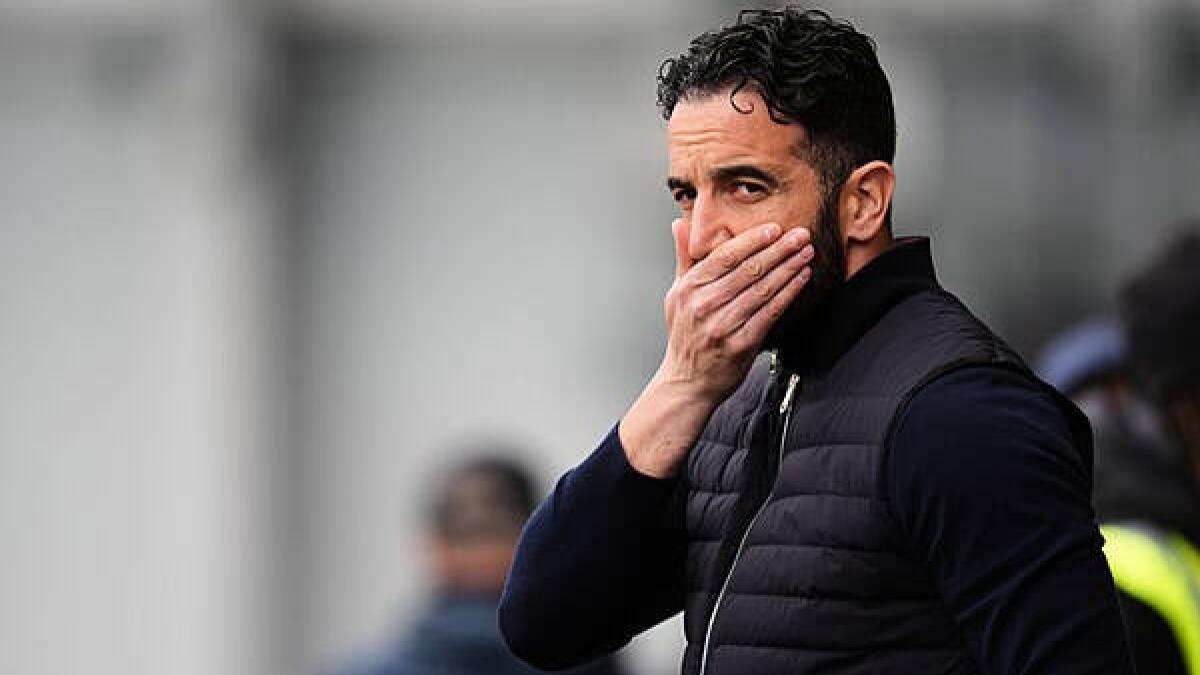 A picture of Manchester United manager Ruben Amorim.