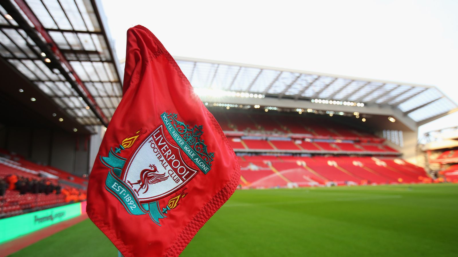 Liverpool corner flag...