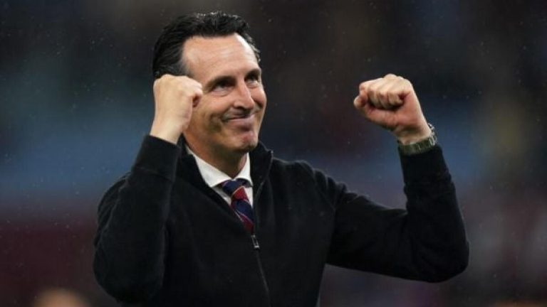A picture of Aston Villa manager Unai Emery.