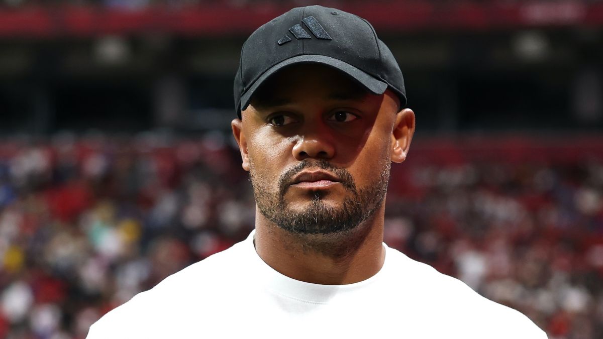 A picture of Bayern Munich manager Vincent Kompany.