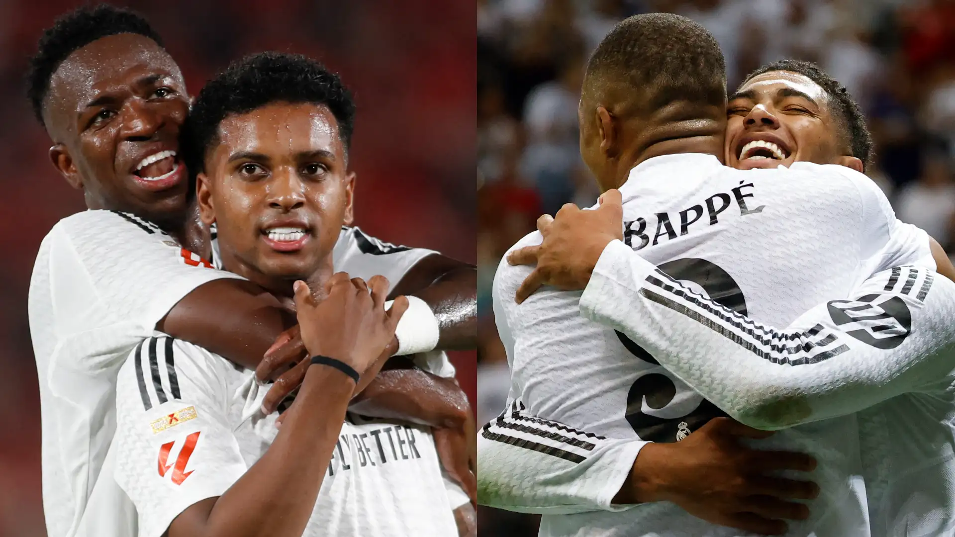 Rodrygo, Vinicius, Mbappe, Bellingham
