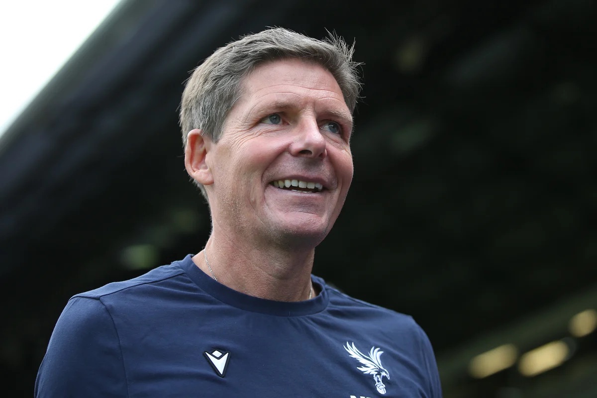 A picture of Crystal Palace manager Oliver Glasner.