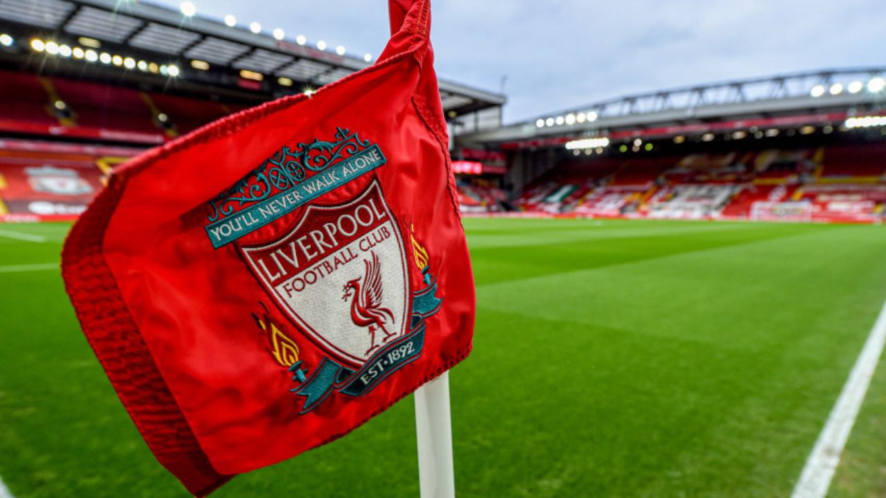 Liverpool corner flag...