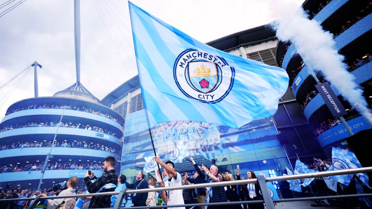 Manchester City flag