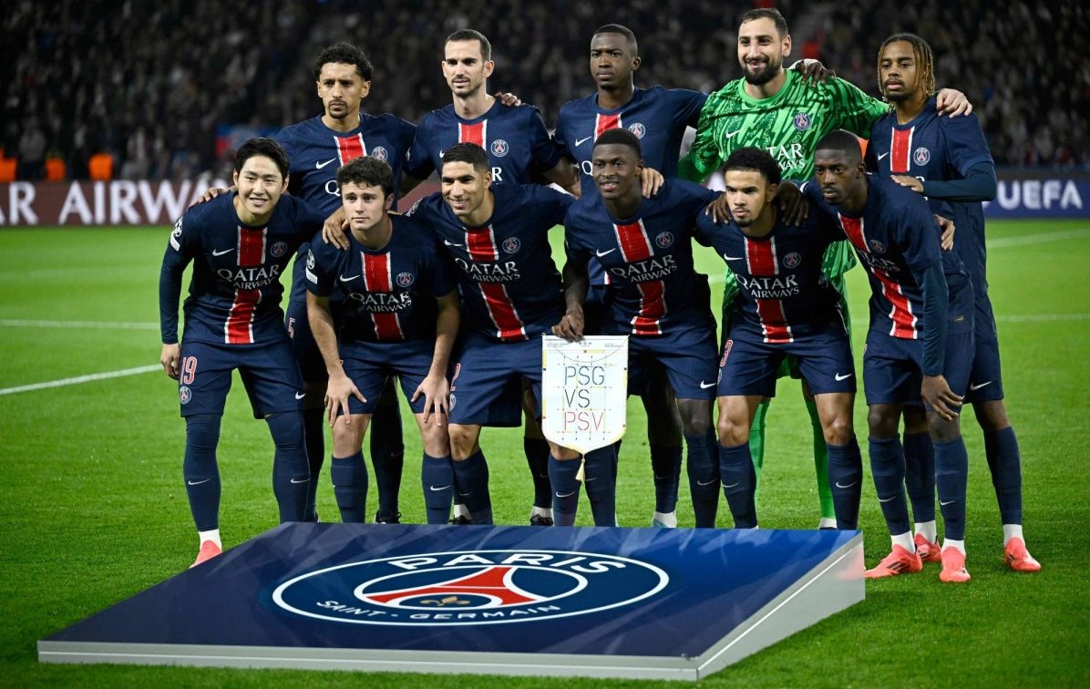 PSG starting XI...