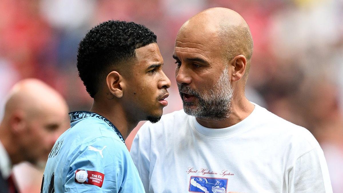Savinho, Pep Guardiola, Manchester City