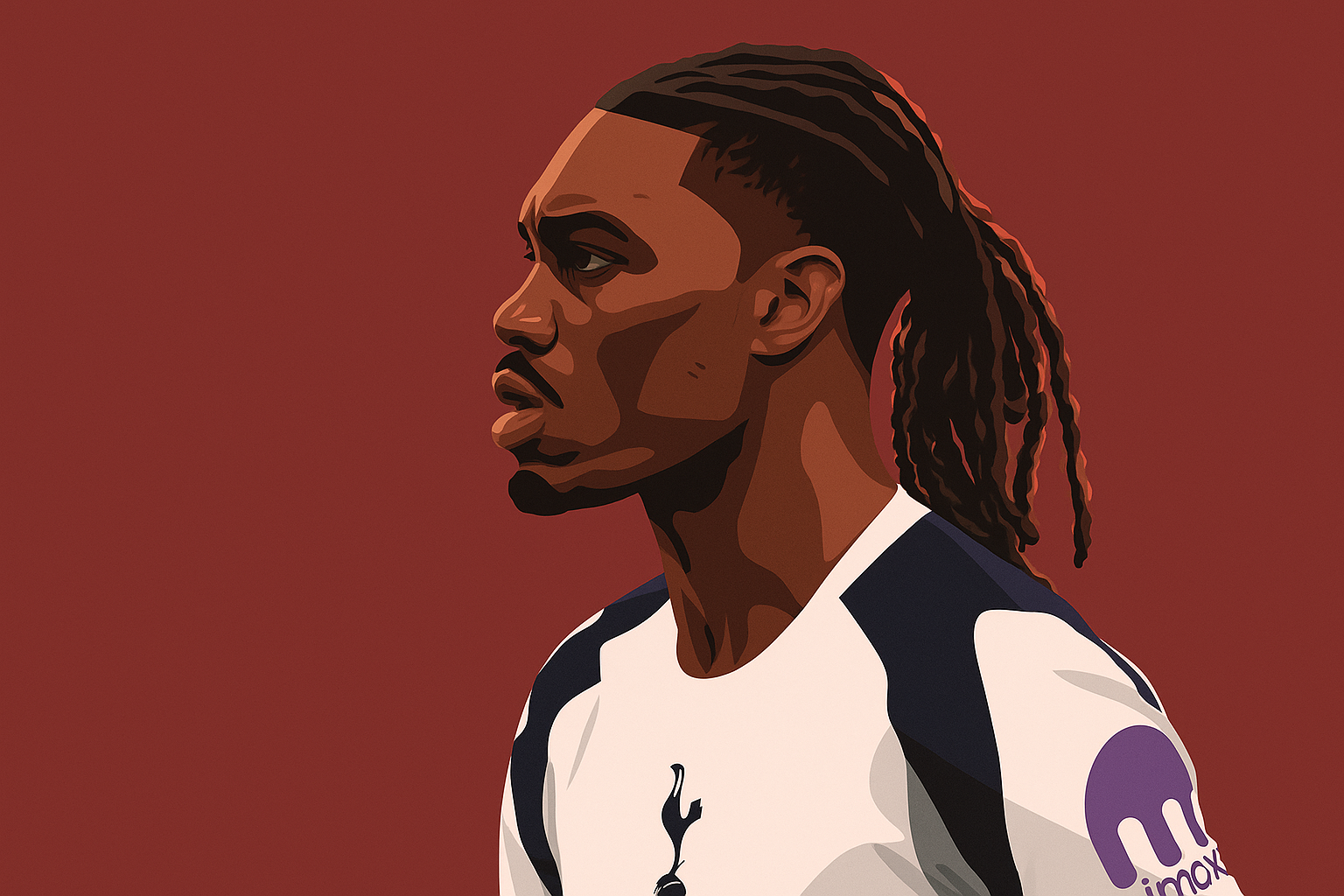 A picture of Tottenham Hotspur midfielder Yves Bissouma.