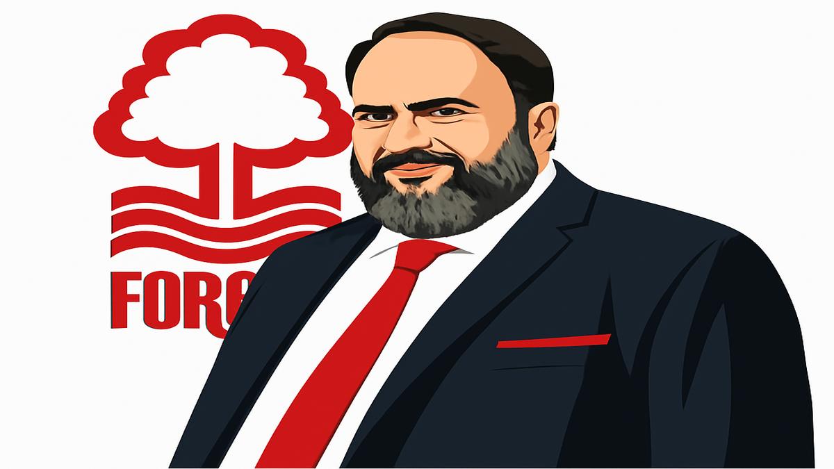 Nottingham Forest manager Evangelos Marinakis...