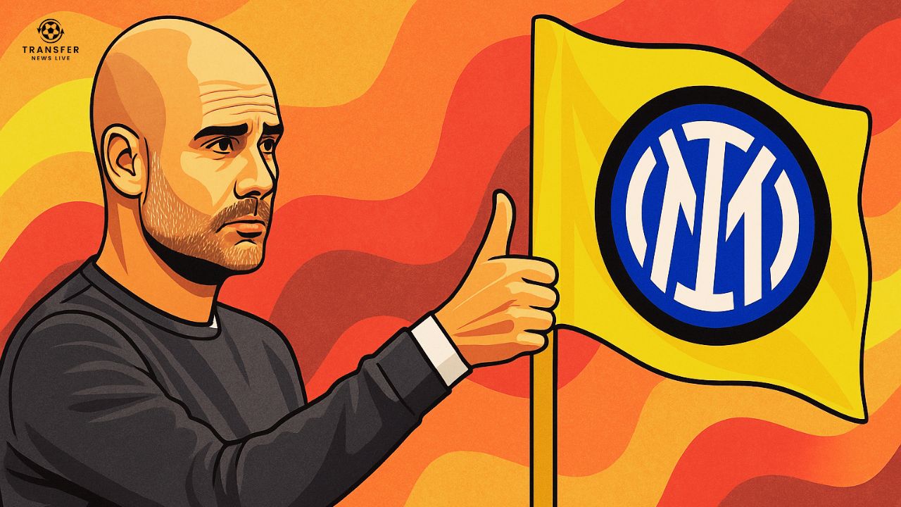 Pep Guardiola, Inter Milan flag
