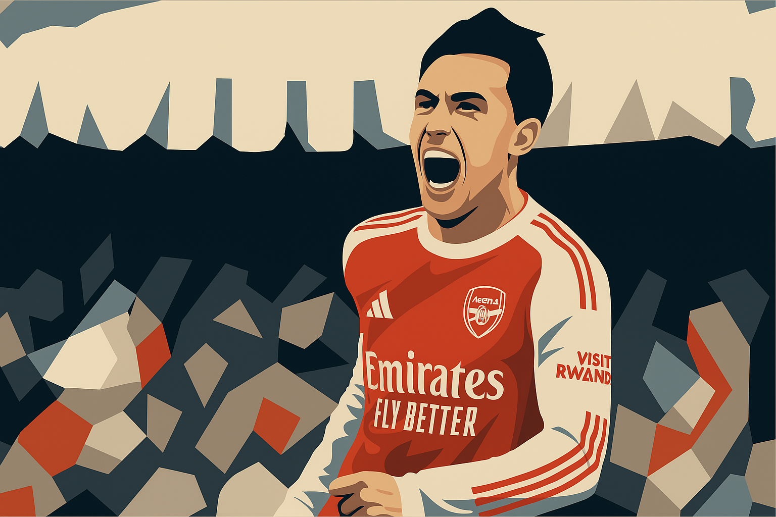 A picture of Arsenal midfielder Martin Zubimendi.