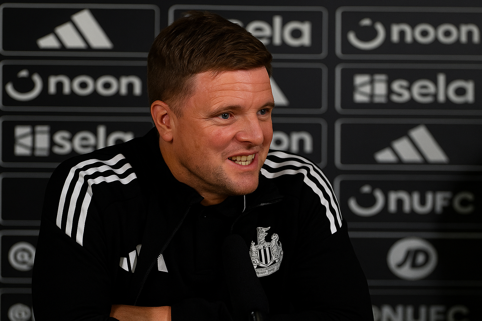 A picture of Newcastle United manager Eddie Howe.