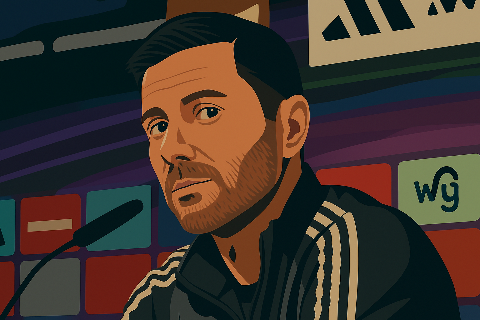 A picture of Real Madrid manager and former player Xabi Alonso.