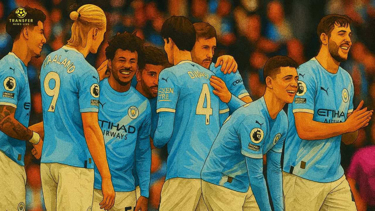 Manchester City players