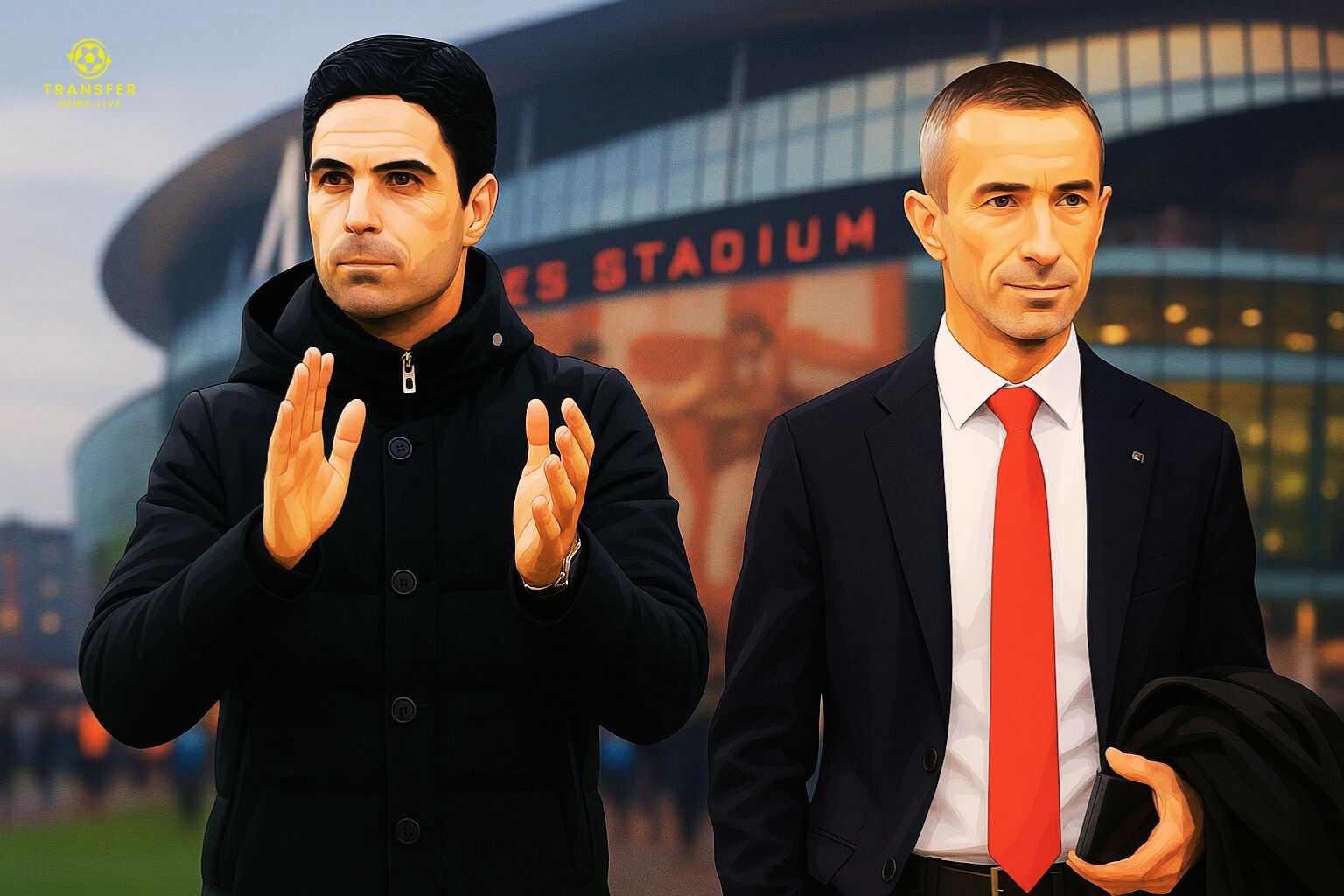 Mikel Arteta, Andrea Berta