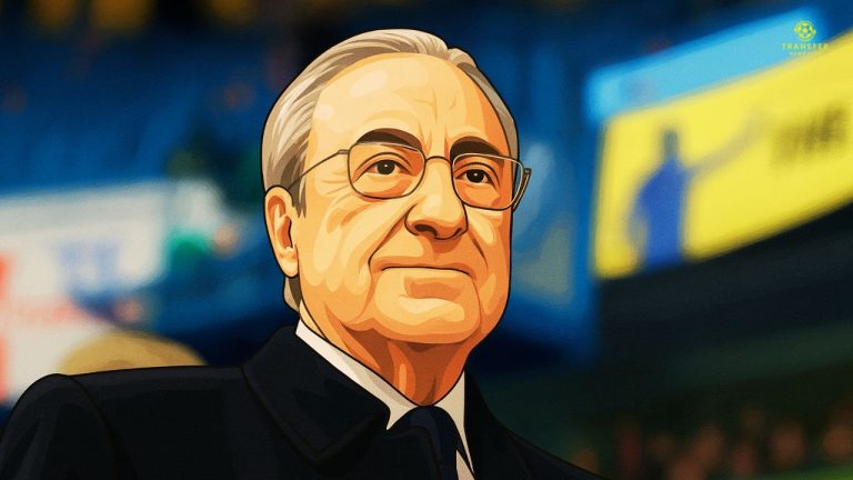 Vectorized image of Florentino Perez