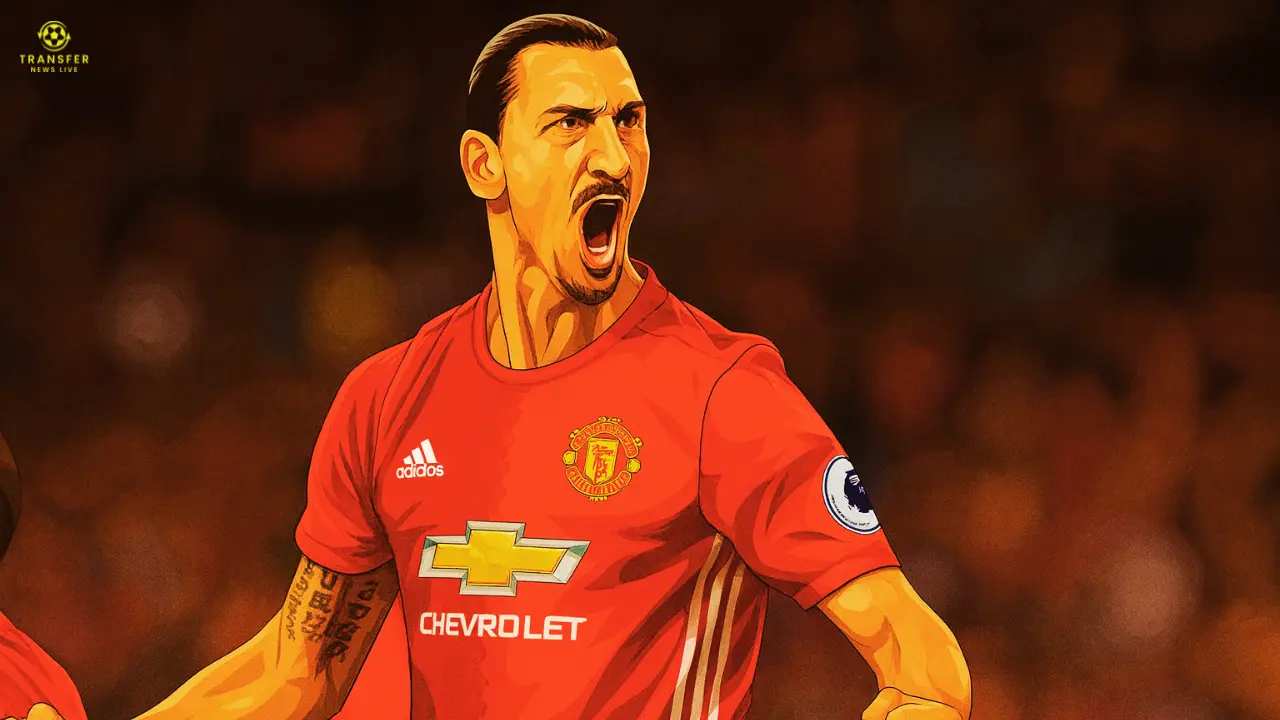 Zlatan Ibrahimovic during his time at Manchester United