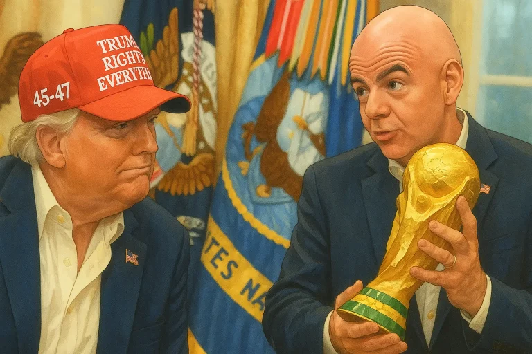 Donaldo Trump, Gianni Infantino