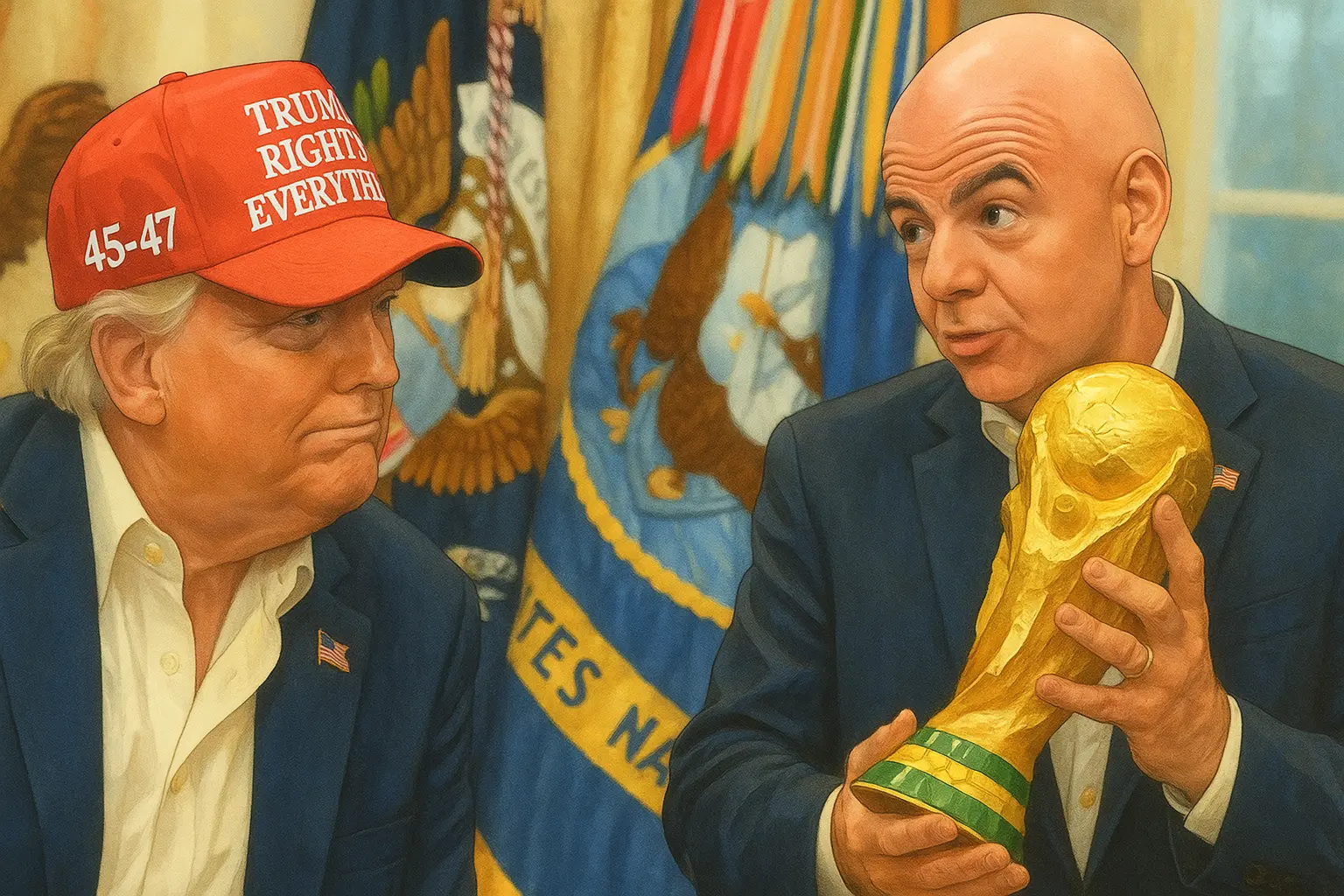 Donaldo Trump, Gianni Infantino