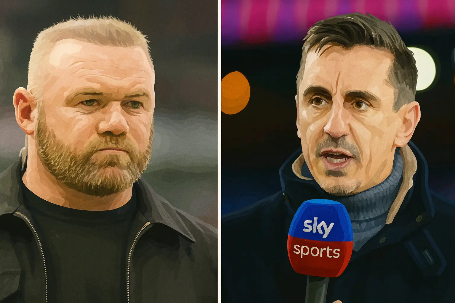 Gary Neville asked Wayne Rooney to reveal his biggest contract