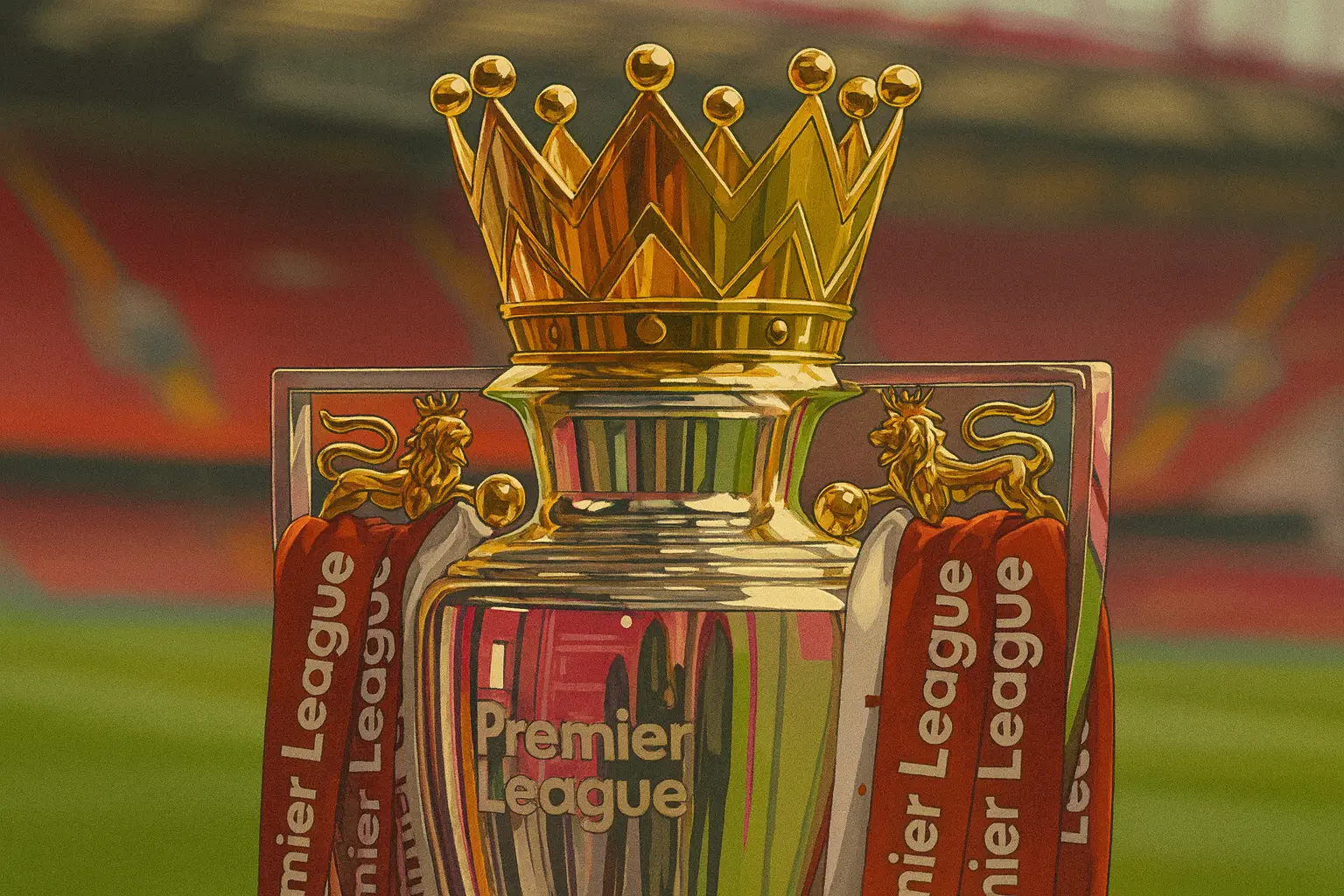 Premier League trophy